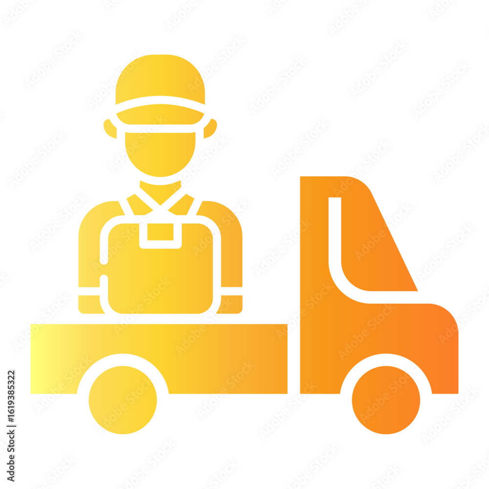 courier Gradient icon courier Gradient icon