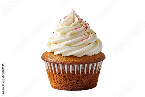 chocolate cupcake on transparent  background