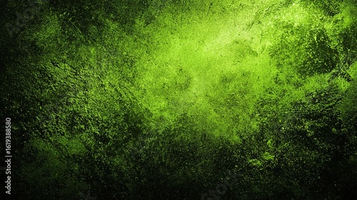 Industrial green distressed texture background with deep tonal variation, rugged weathered surface for sports branding, music event posters, tech product designs