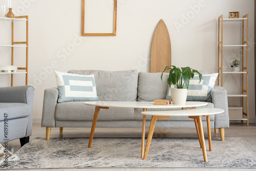 Modern living room interior...