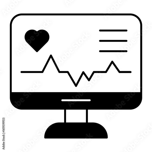 Health Monitor black icon