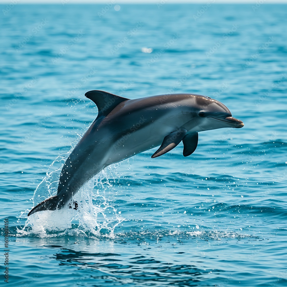 Naklejka premium Oceanic Leap