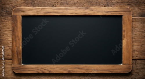 Rustic Blackboard, Blank Canvas