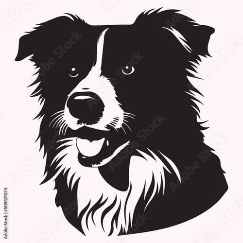 Shepherd Dog Silhouette Icon