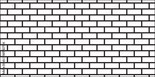 Abstract bathroom wall and floor brick wall texture background. white brick vector illustration texture of the wall with masonry Bricks laid in rows background.	