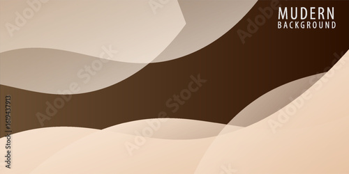 Elegant abstract background with soft curved lines and layered translucent shapes in shades eps 10