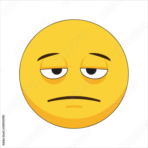 Sad face emoji expression