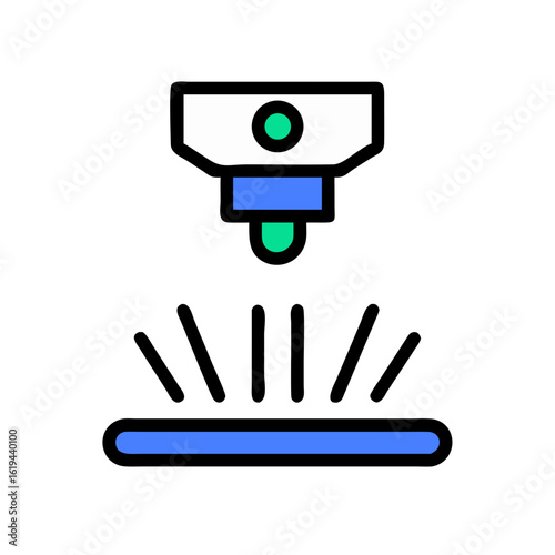 Abstract image showing the process of 3D printing