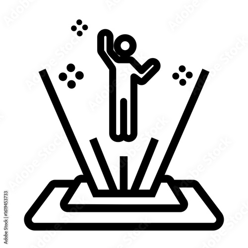 hologram Line Icon