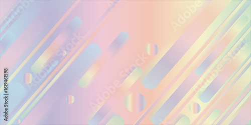 Colorful abstract background with soft diagonal shapes, rounded edges, and pastel gradients. A vibrant, dreamy design perfect for creative projects, digital art
