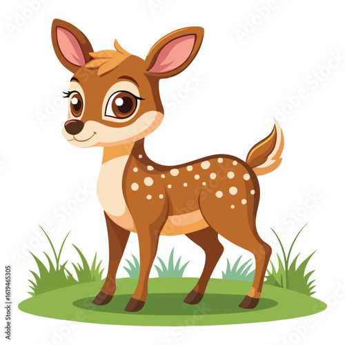 A funny cute Deer vector illustration