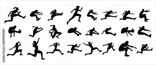 Long jump silhouette, Long jumping silhouette, Athletics long jump silhouette, Long jump vector, Long jump svg, Long jumping svg, Long jumper silhouette
