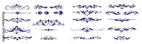 timeless leaf swirl ornament set for stylish and decorative