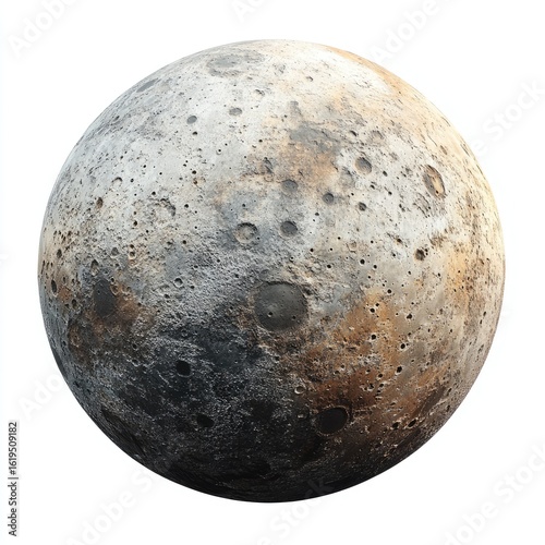 Detailed Planetary Surface: A Celestial Sphere