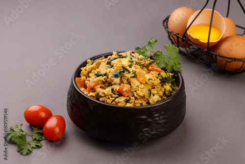 Egg Bhurji or Anda Bhurji is Indian Spiced Scrambled Eggs. 