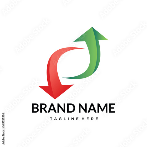 Crypto Exchange, Finance, Financial support Logo