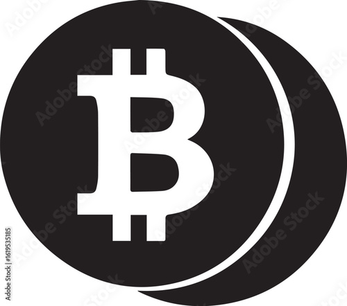 Bitcoin symbol coin cryptocurrency digital currency finance technology