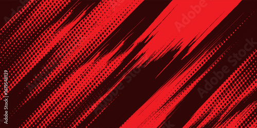 black red dragon decal brush fire volcano lava sakura Asia Japan anime style illustration sporty background banner style illustration. modern