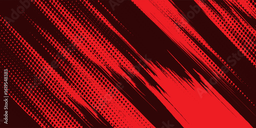 black red dragon decal brush fire volcano lava sakura Asia Japan anime style illustration sporty background banner style illustration. modern