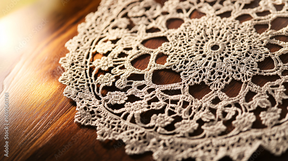 Obraz premium Traditional doi doi placed elegantly on a table surrounded by natural light and cozy decor