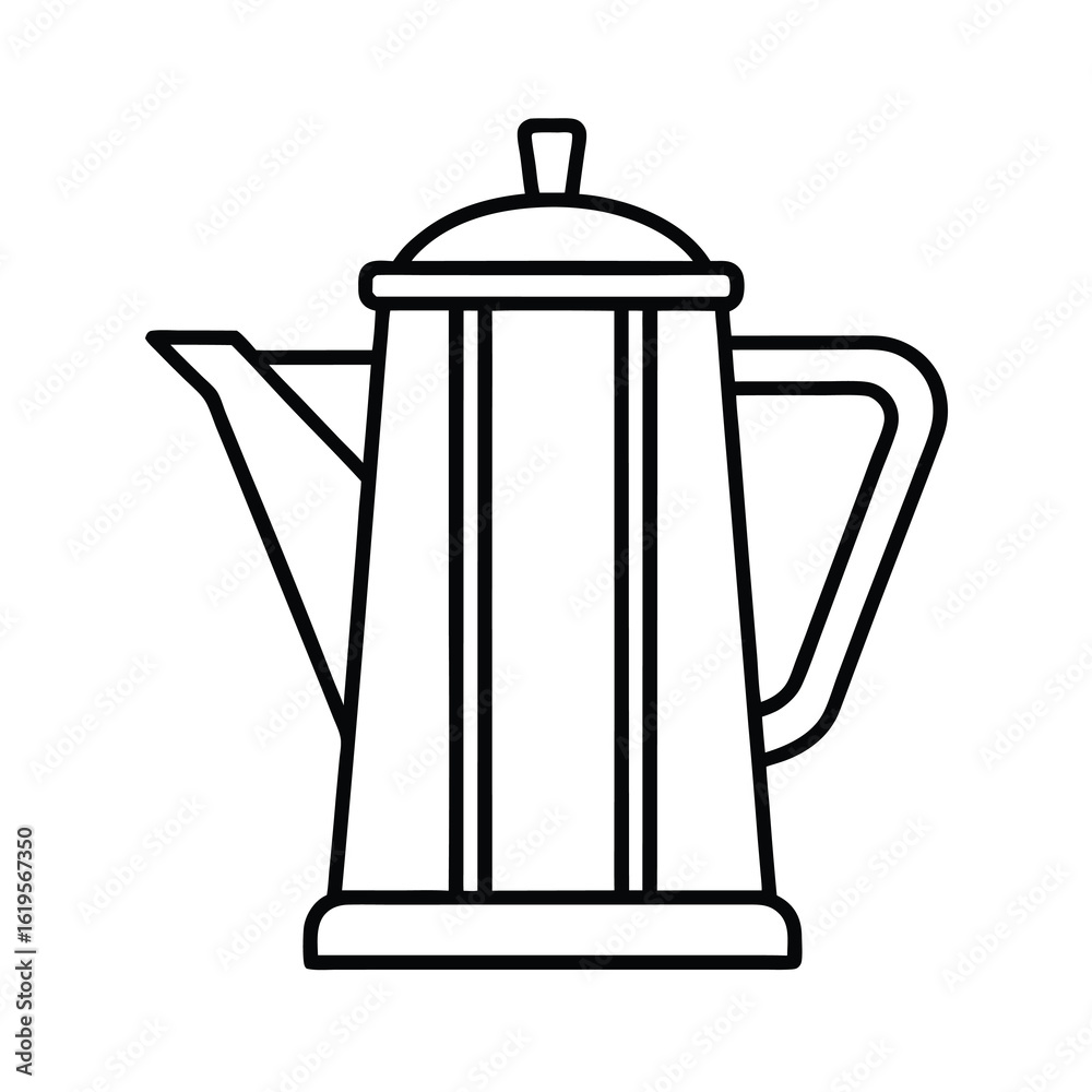 Obraz premium kitchenware beverage pot design