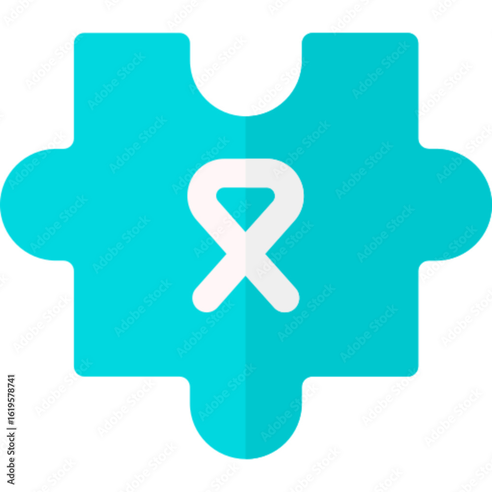 Fototapeta premium International Asperger Day Icon