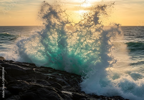Ocean's Embrace at Dawn