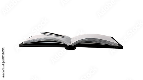 open book and pen