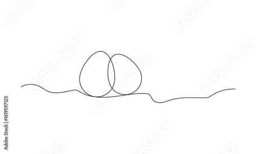 Ester eggs line art vector icon. Egg line art. Easter egg icon, vector. Set of decorated ester egg vector. Ester day eggs outline icon.