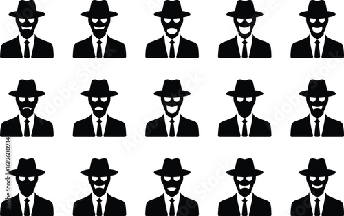 Men in hats expressions