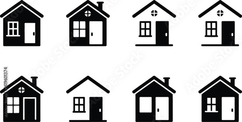 Houses in simple design