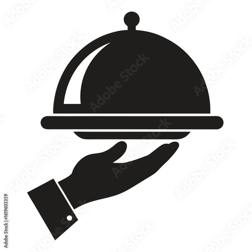 waiter with tray