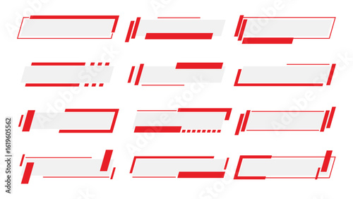 title box with red and white business icons