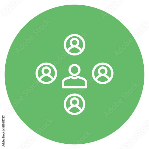 User Connection icon vector image. Can be used for Web Hosting.