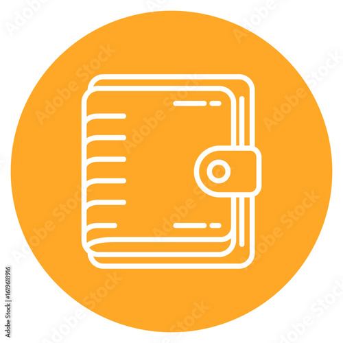 Portfolio icon vector image. Can be used for Online Marketing.