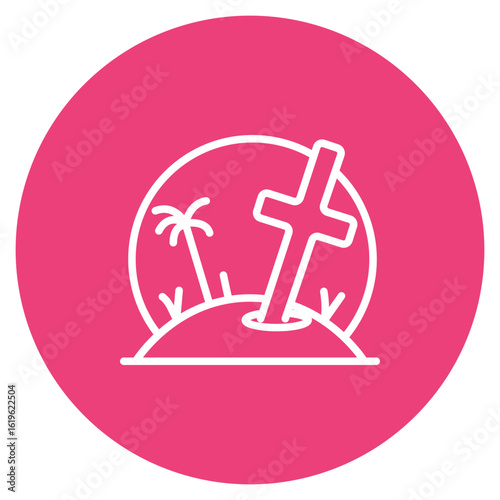 Bury icon vector image. Can be used for Prison.