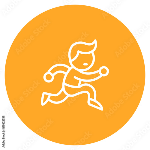 Chase icon vector image. Can be used for Prison.