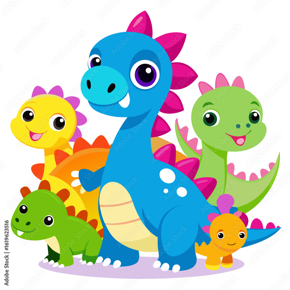 Obraz premium set of funny monsters