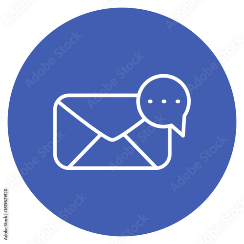 Message icon vector image. Can be used for Contact Us.