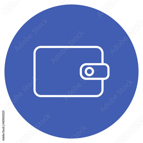 Wallet icon vector image. Can be used for Fathers Day.