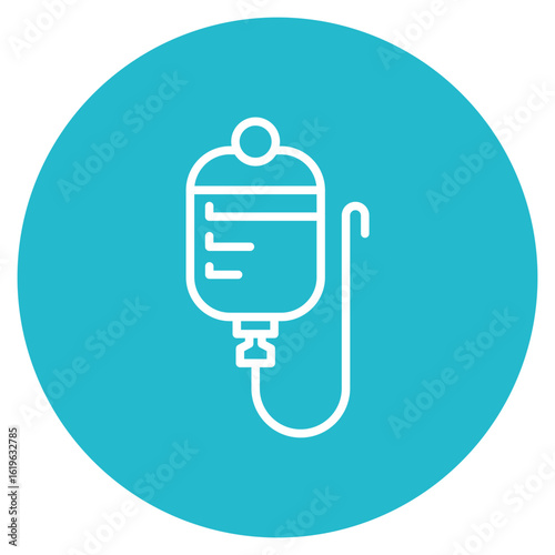 Chemo Port icon vector image. Can be used for Chemotherapy.