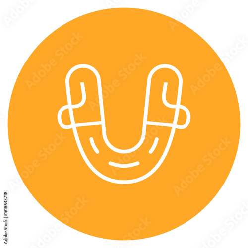 Mouth Guard icon vector image. Can be used for Rugby.