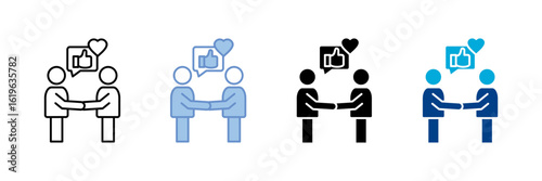 Respect  Icon Set Multiple Style Collection