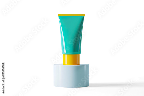 Wallpaper Mural Cosmetic Tube on Acrylic Display on a transparent background Torontodigital.ca