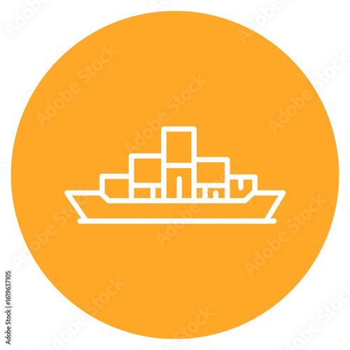 Cargo icon vector image. Can be used for Manufacturing.