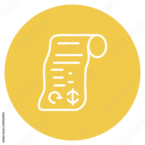 Receipt icon vector image. Can be used for Shoemaker.