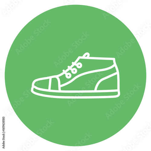 Shoe Marketing icon vector image. Can be used for Shoemaker.
