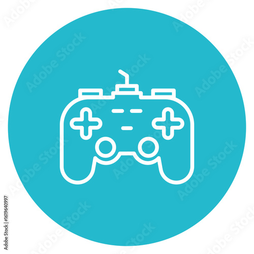 Console Gaming icon vector image. Can be used for Bowling.