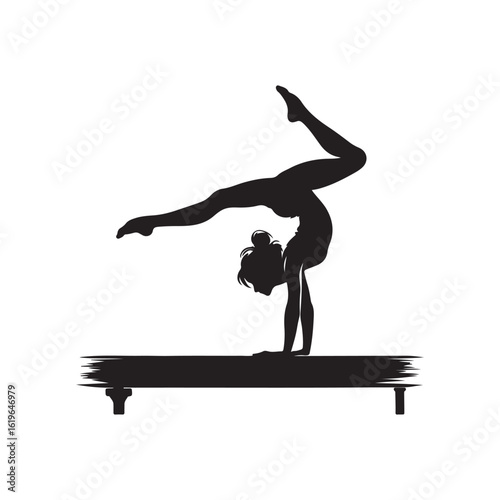 a female gymnast