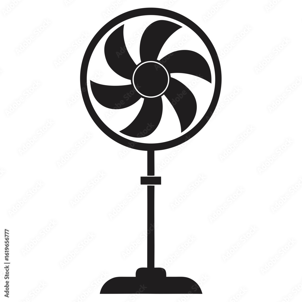 Obraz premium fan on black